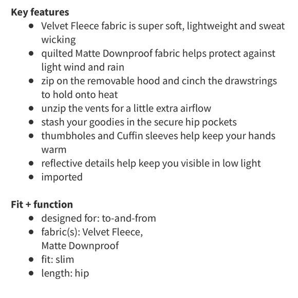 Lululemon RARE ๐ฆ DEEP ZINFANDEL Fleecy Keen Jacket EUC NO FLAWS size 8 - Picture 9 of 16